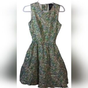 Ella Gonsalves Paisley Floral Sleeveless Dress Size 10